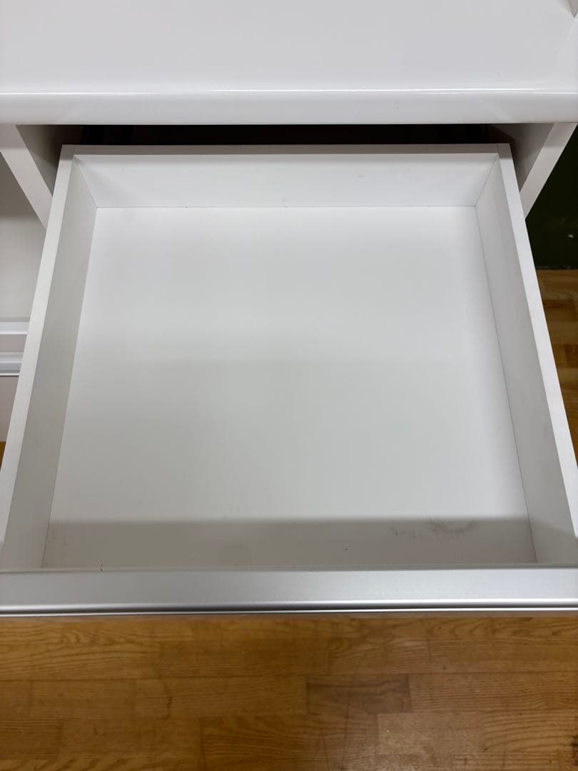 M049 松田家具製 レンジボード カップボード 上下分割可能　幅880mm