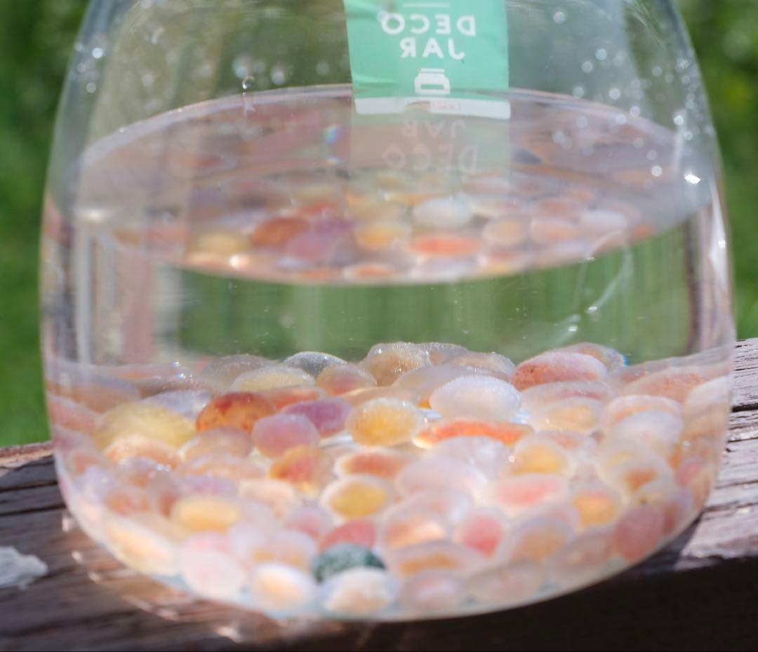 ゴビ石−1400 ゴビ瑪瑙　原石　極小粒　カラーフル