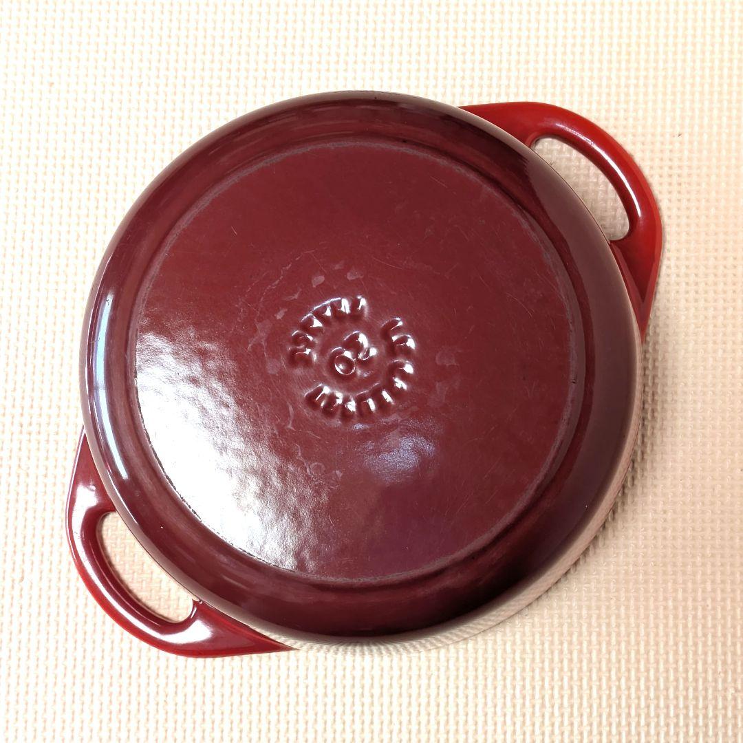 ル・クルーゼ（Le Creuset） ココット・ビス 20cm　チェリーレッド