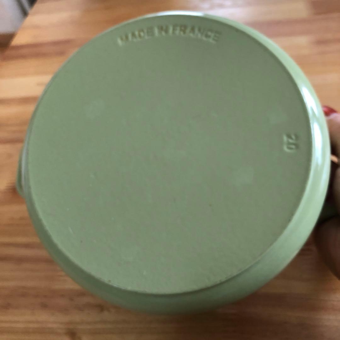 CHASSEUR グリーン 両手鍋 20cm