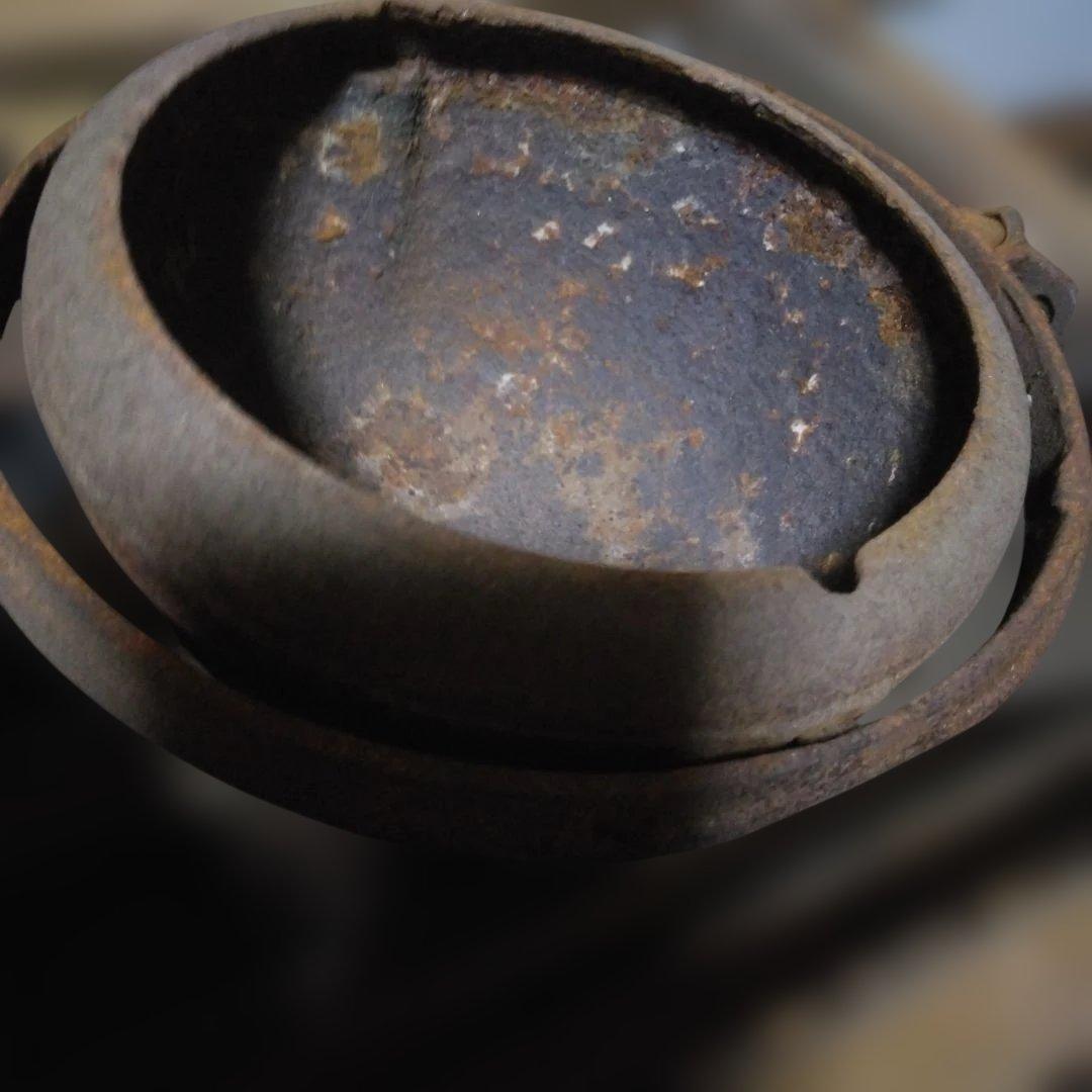 こたつあんか　回転こたつ　豆炭あんか　鋳物鉄器　やぐら炬燵　レトロ　骨董