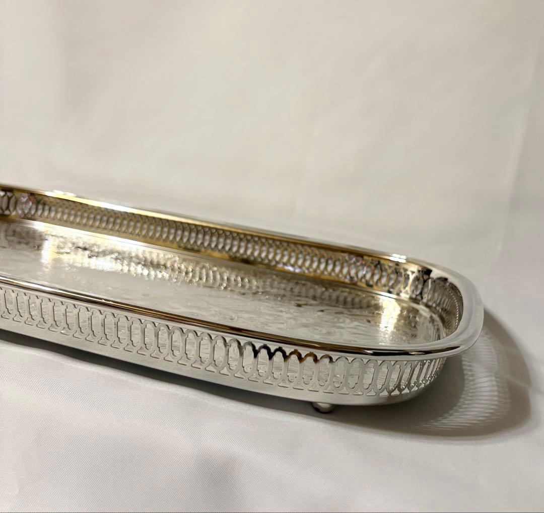 ONEIDA オネイダ シルバープレート silverplate トレイ 盆