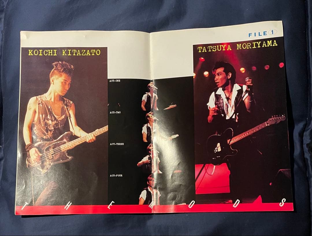 貴重 THE MODS 1983 FILE TOUR パンフレット 一風堂】