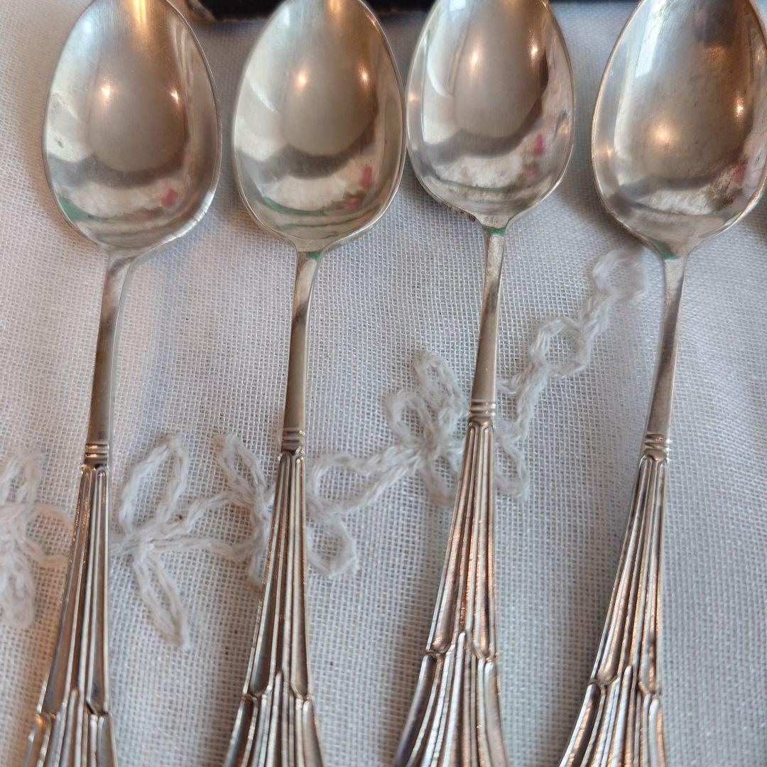 イギリス製　シルバースプーン　シュガートング　カトラリーセット