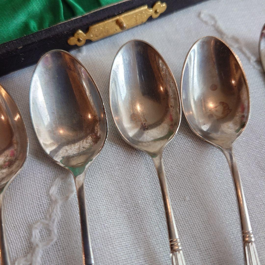 イギリス製　シルバースプーン　シュガートング　カトラリーセット