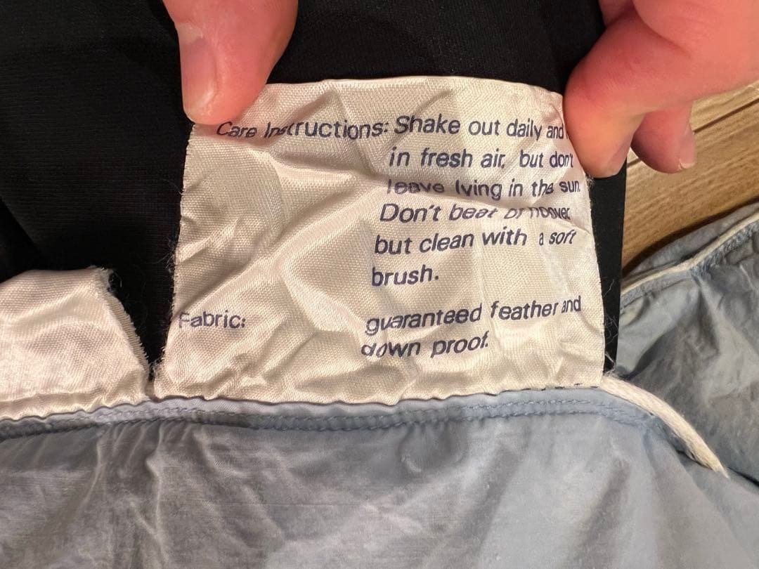 ポーランドグースダウン90% ドイツ製「セダウナ」　シングル 1.1k 軽量