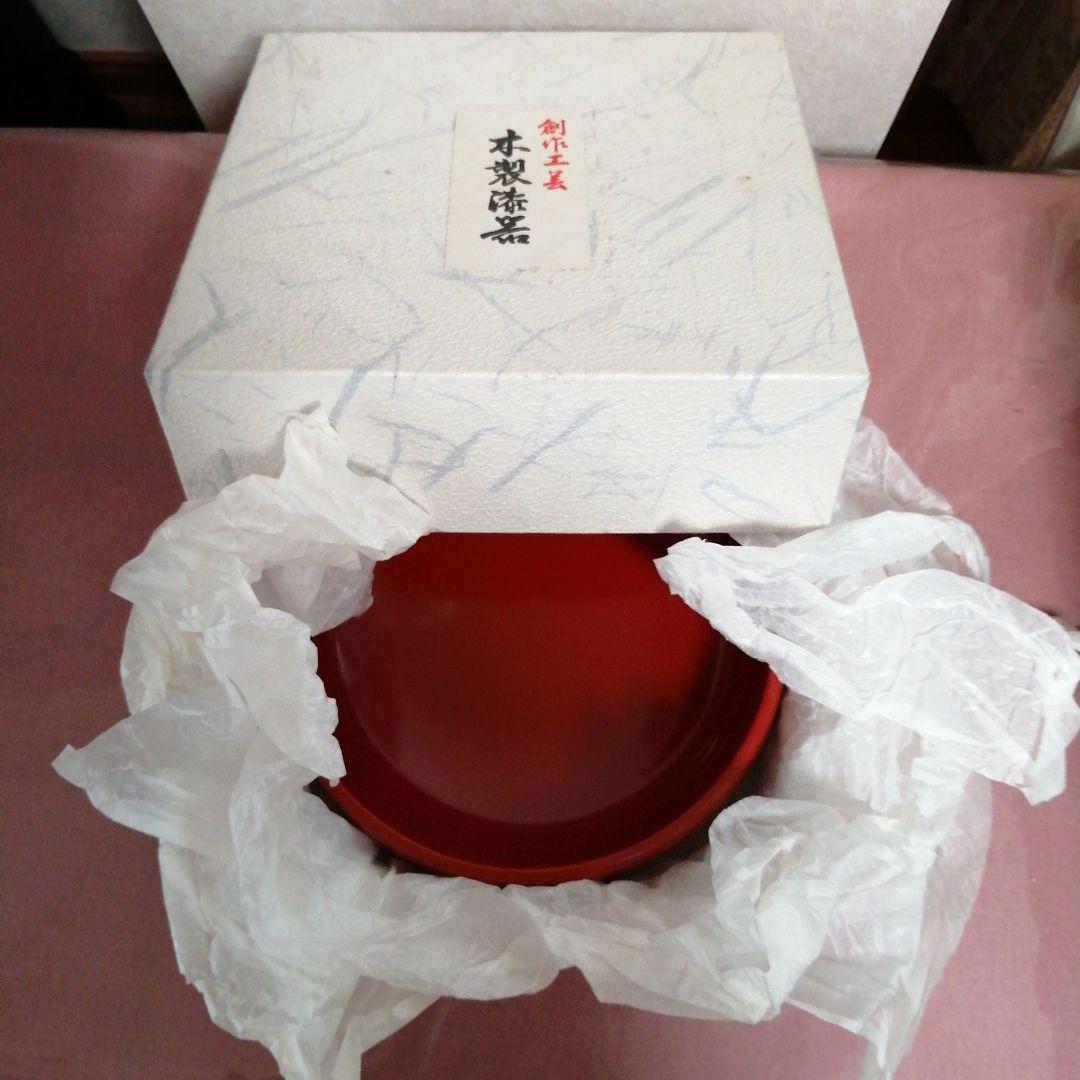 茶菓子器 木製漆器 うるし塗り 小物入れ