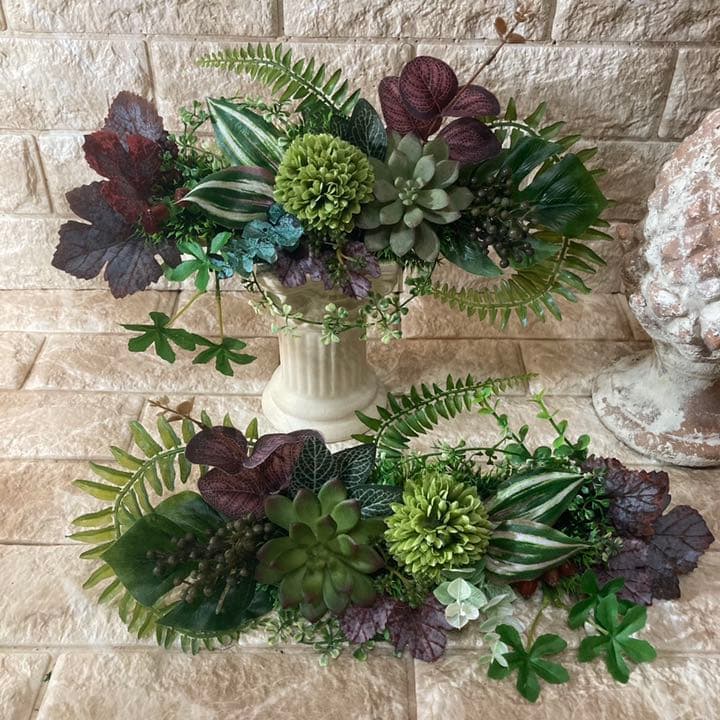 光触媒　人工観葉植物　ウォールグリーン　フェイク　アレンジ9999