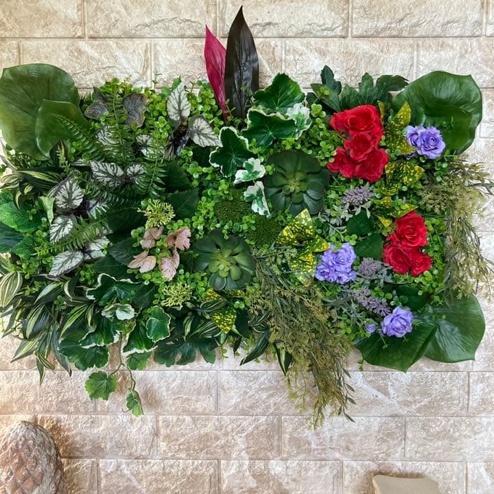 光触媒　人工観葉植物　ウォールグリーン　フェイク　アレンジ9999