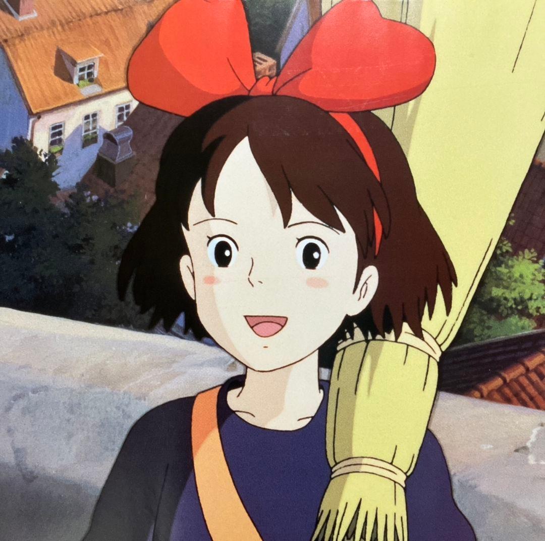 魔女の宅急便』ポスター ジブリ 宮崎駿 キキ ジジ 映画 近藤勝也 近藤