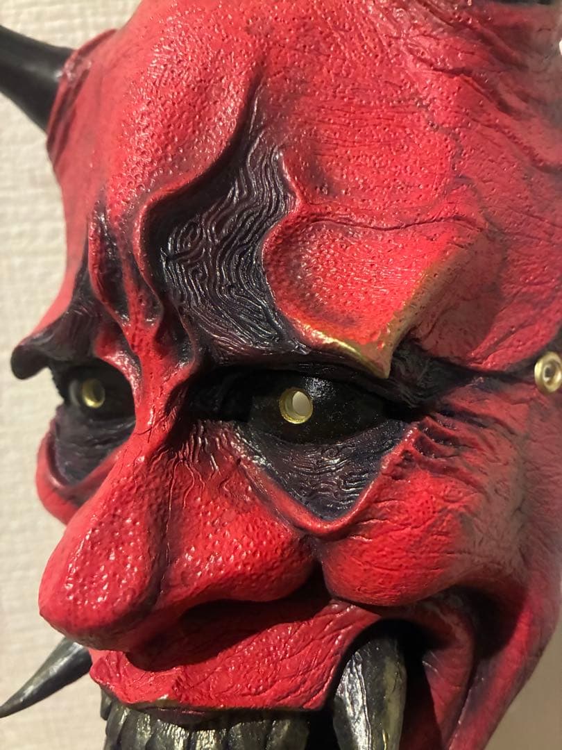 般若面　赤鬼面　FRP製