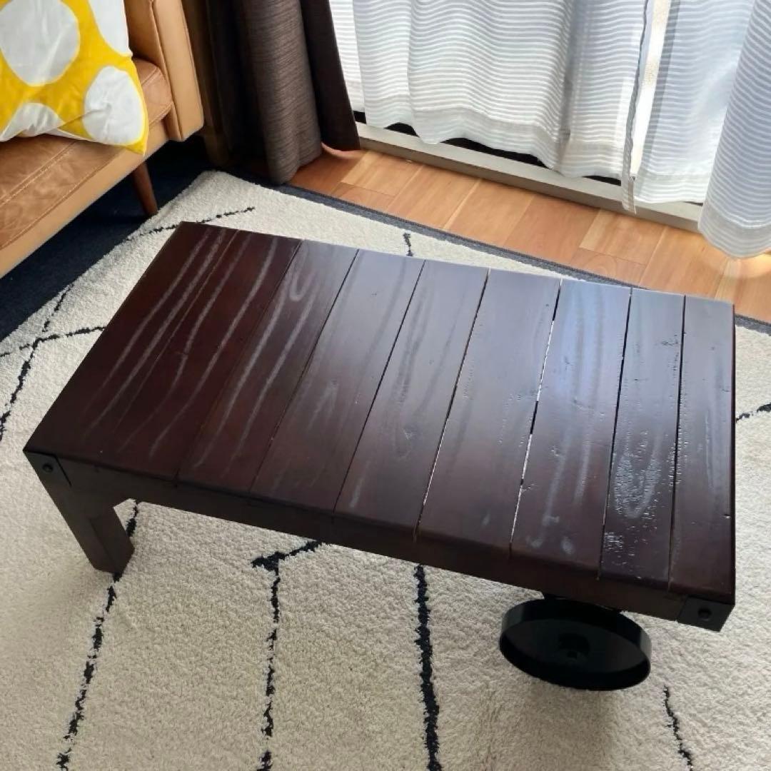 新品☆ヴィンテージ風トロリーテーブル　ローテーブル コーヒーテーブル