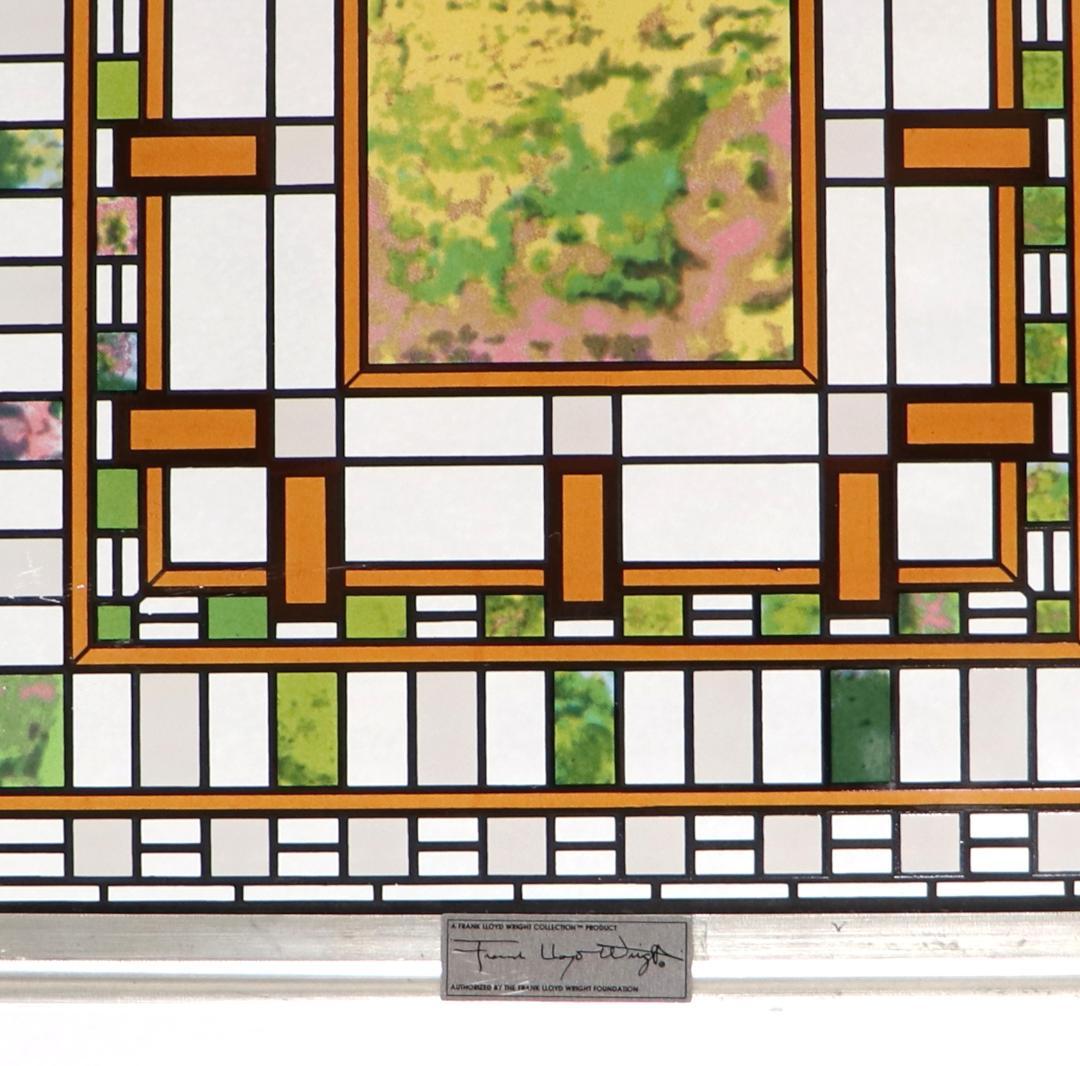 フランク・ロイド・ライト ダーウィン Dマーティン邸 ヴィンテージステンドグラス