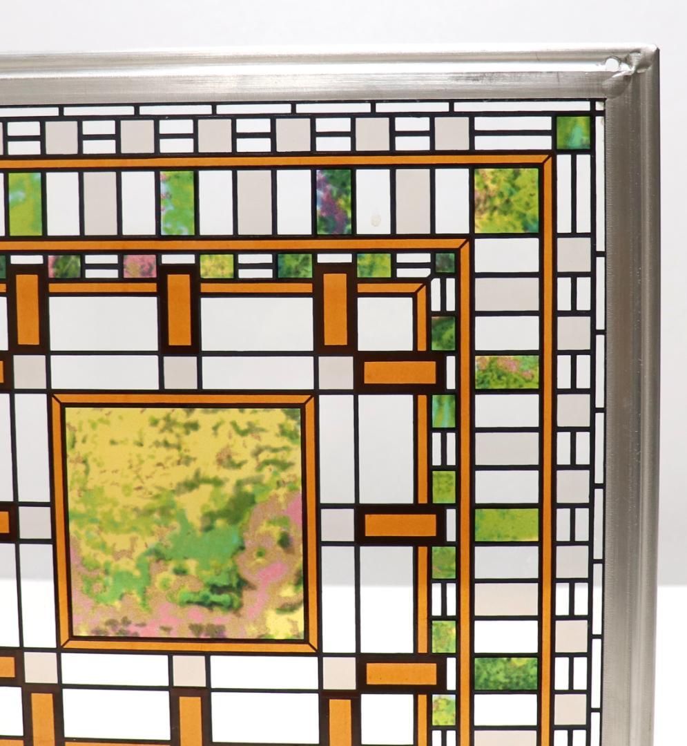 フランク・ロイド・ライト ダーウィン Dマーティン邸 ヴィンテージステンドグラス