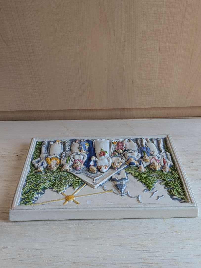 北欧　ジイガントフタ　陶板　Happy Wedding♡