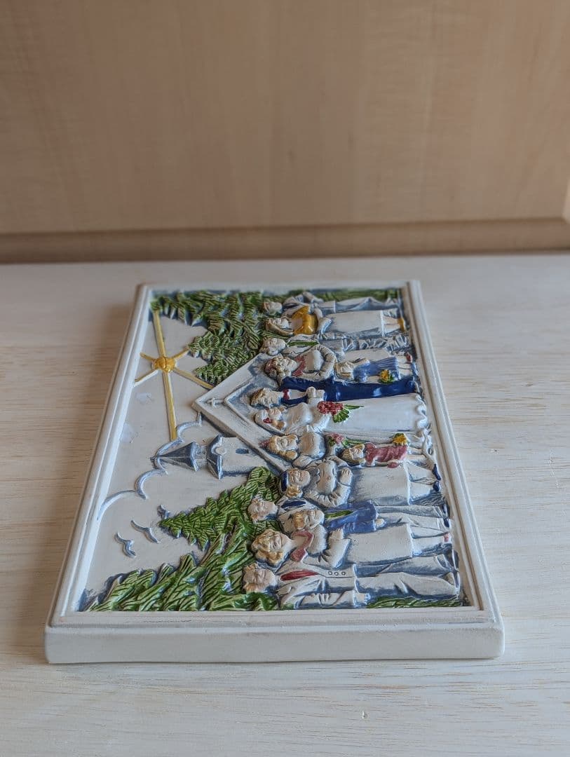 北欧　ジイガントフタ　陶板　Happy Wedding♡