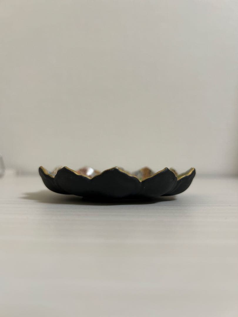 空女　小野多美枝　京薩摩　菊皿