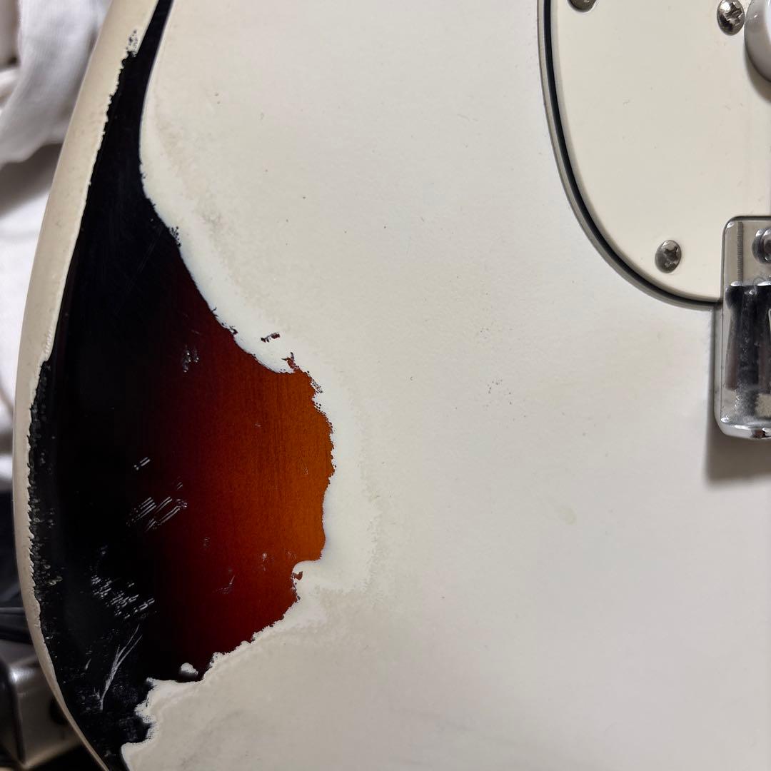 値下げ可能】ストラト マルチレイヤー Olympic white×サンバースト