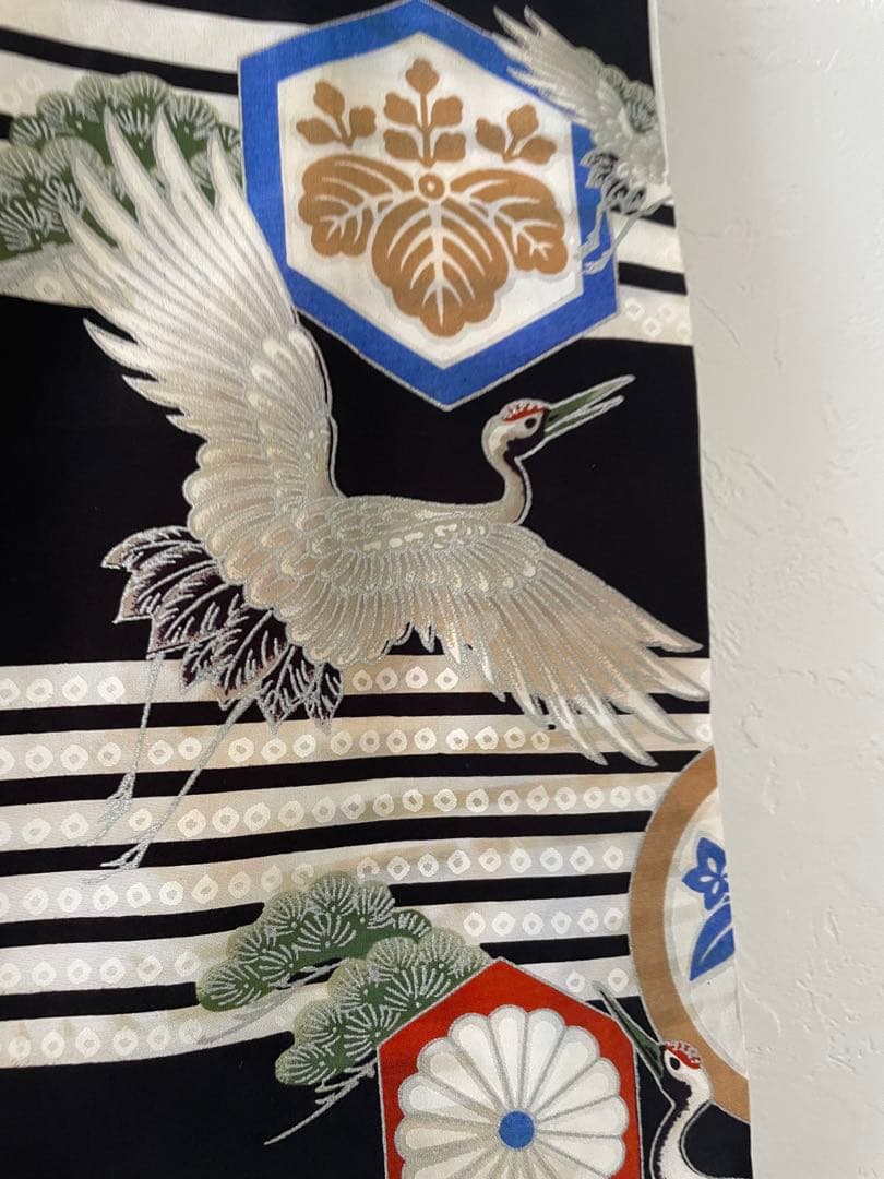 七五三　3歳　男の子　お着物と総絞りの被布コーデセット