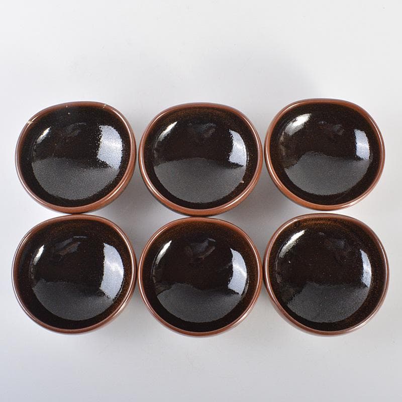 茶道具 桃の里窯 藤原敬介（恭助）作 天目向付 共箱 V R6698F - メルカリ