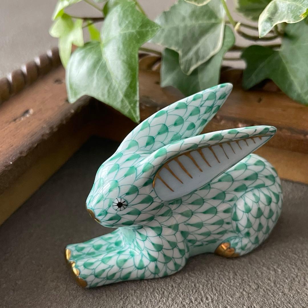 HEREND ゾディアック　十二支フィギュリン　グリーン　2011年