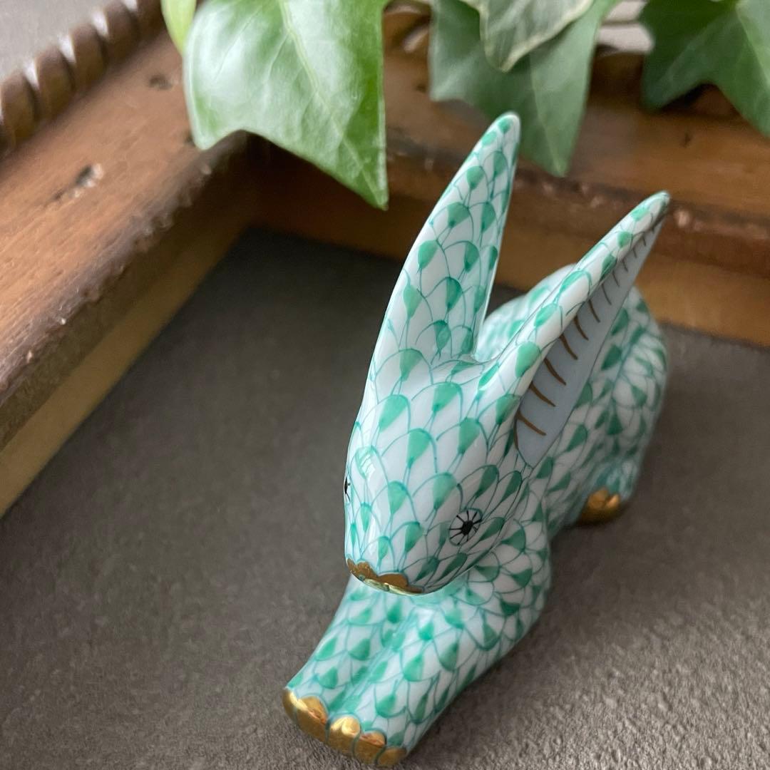 HEREND ゾディアック　十二支フィギュリン　グリーン　2011年