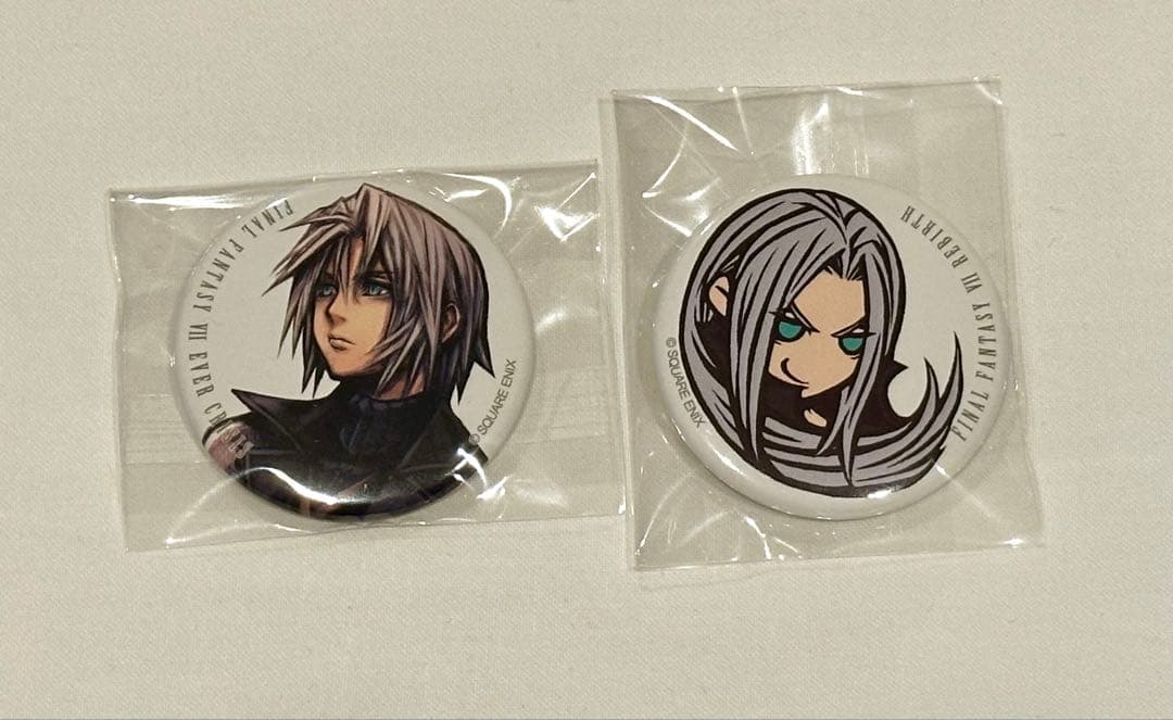 FF7 ファイナルファンタジーVII セフィロス 缶バッジvol.2 セット