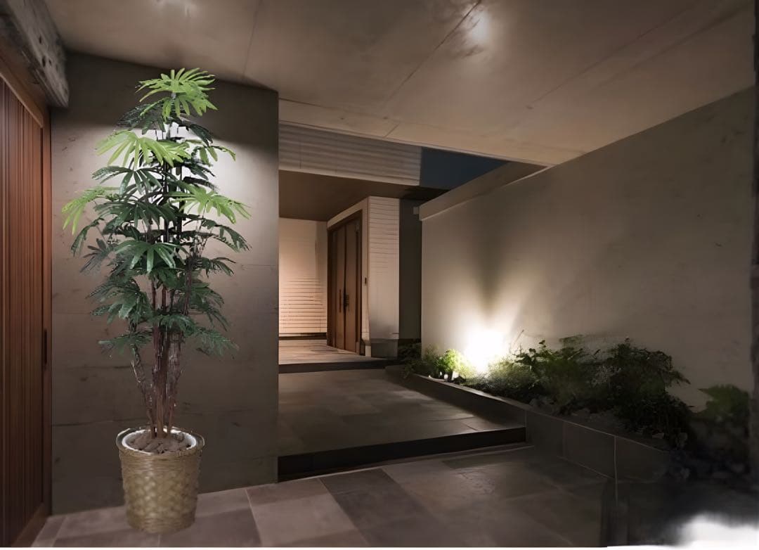 光触媒　人工観葉植物　ウォールグリーン　フェイクグリーン　シュロチク 1.6m