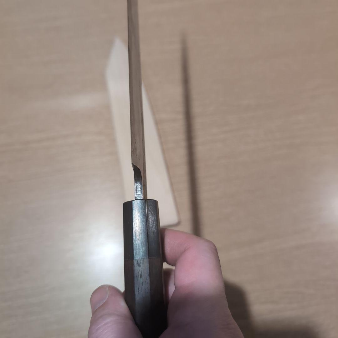 秋友義彦作　切付け牛刀　甲伏せ