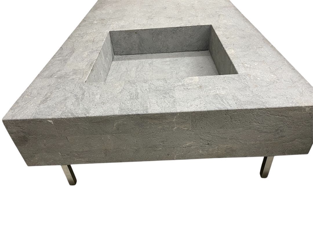 日本フクラ　センターテーブル　ELT001 フクラ　テーブル　ローテーブル　石材