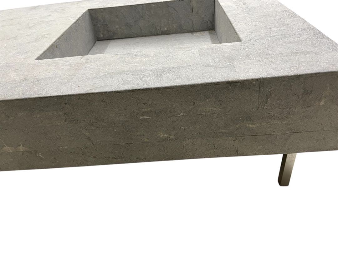 日本フクラ　センターテーブル　ELT001 フクラ　テーブル　ローテーブル　石材