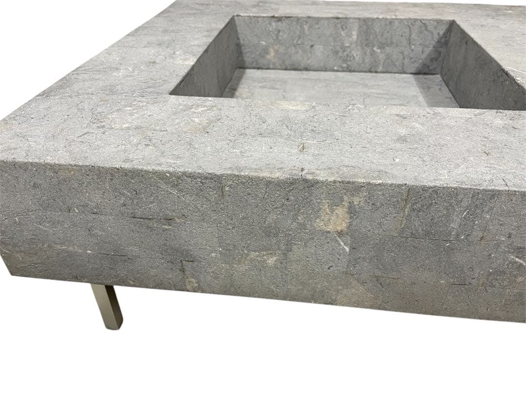 日本フクラ　センターテーブル　ELT001 フクラ　テーブル　ローテーブル　石材