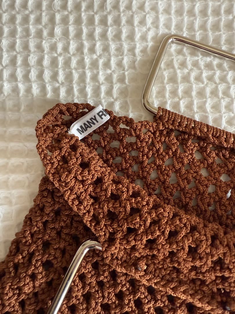 新品未使用　MANY RHIZOMES 手作りクラッチバッグ