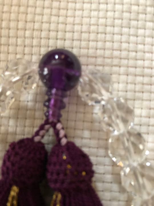 ⭐︎最終値下げ！新品！水晶&紫水晶念珠⭐︎