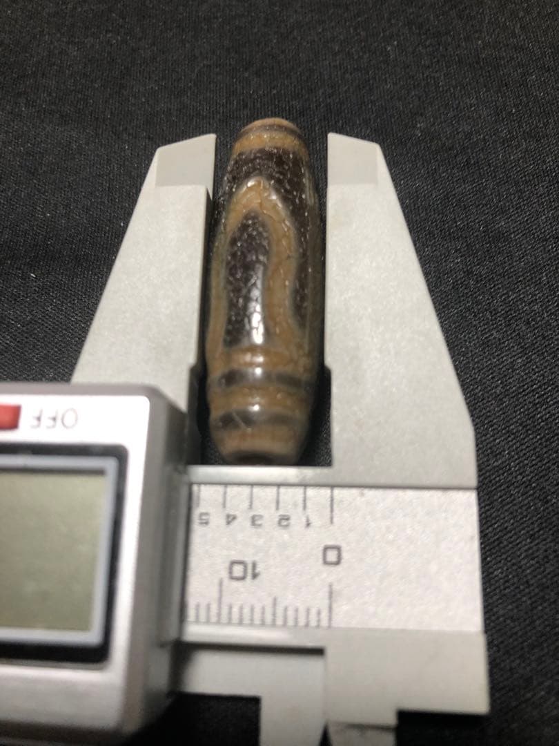 上肯護摩火供天珠‼️西蔵老礦手工伝承護摩火供一眼山形天珠 - その他