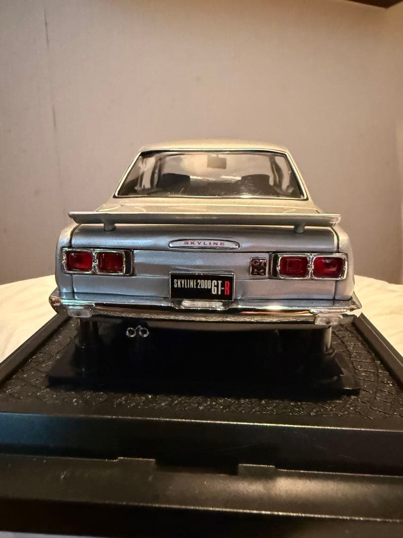 京商　日産スカイライン2000GT-R KPGC-10(初期箱) シルバー