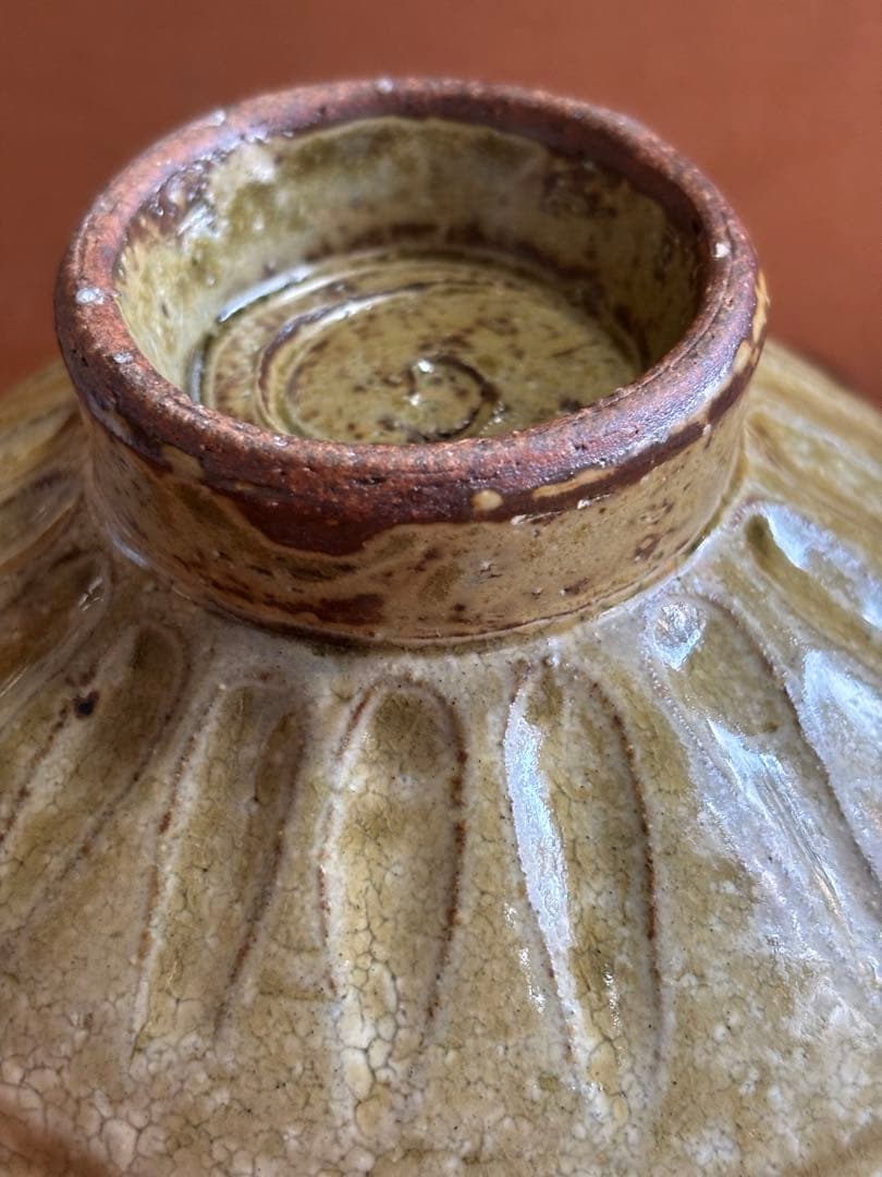 やまちゃん様専用河井寛次郎作黄釉彫蓮弁文茶碗 - メルカリ