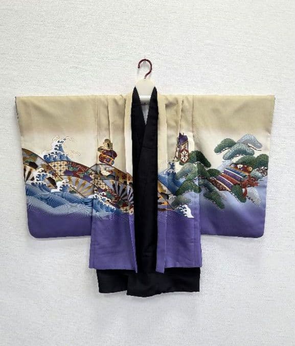 七五三 5歳 男児 着物 羽織 袴 セット 長尺