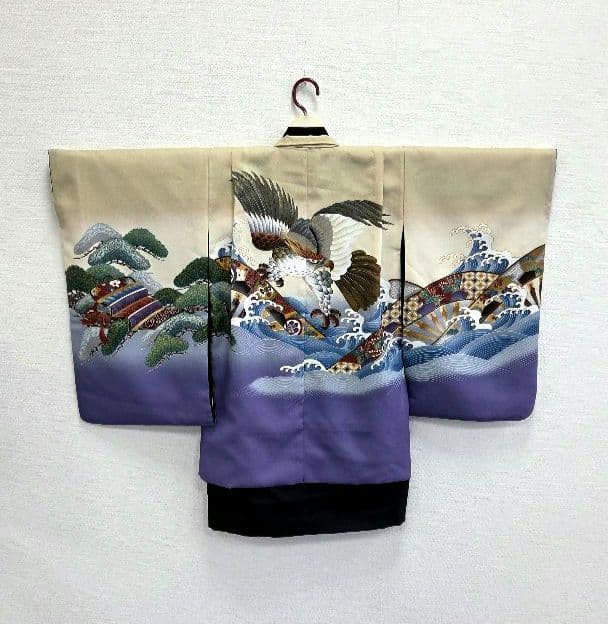 七五三 5歳 男児 着物 羽織 袴 セット 長尺