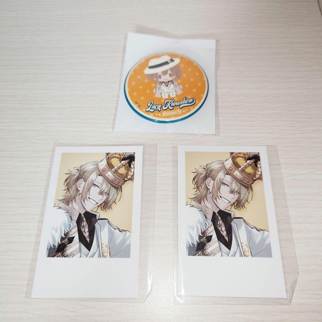 ルカ・カネシロ チェキ風カード 缶バッジ - メルカリ