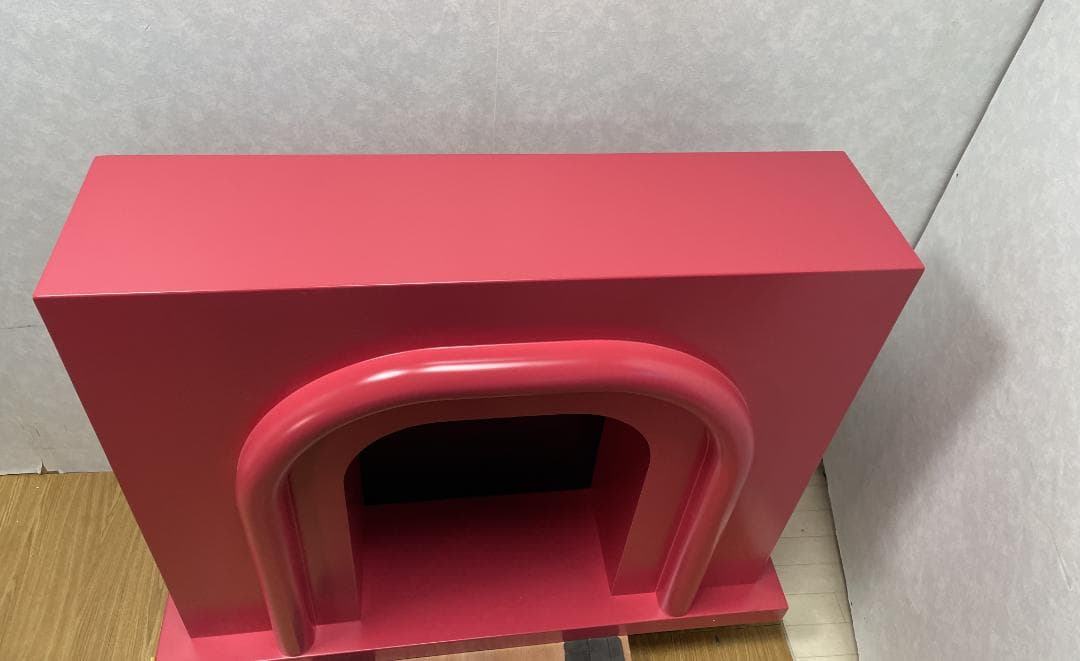 K♢122 アンティーク調マントルピース型コンソール花台 未使用品 訳あり