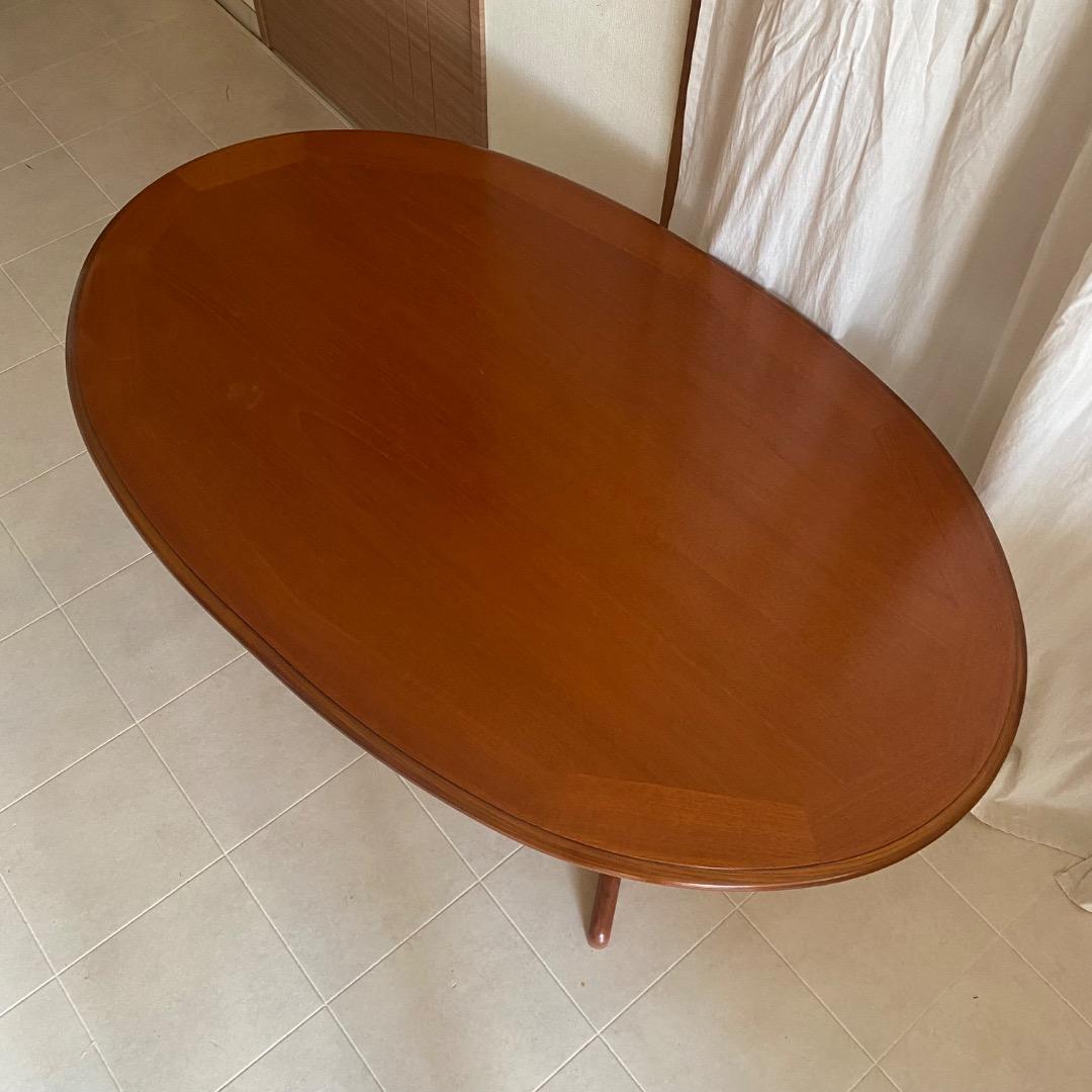 北欧　アンティーク　センターテーブル　机　チーク材　ヴィンテージ　デンマーク