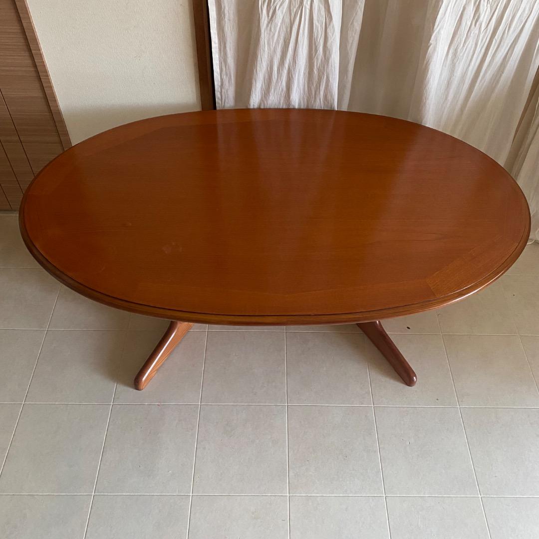 北欧　アンティーク　センターテーブル　机　チーク材　ヴィンテージ　デンマーク