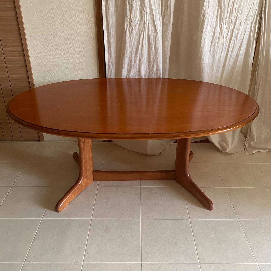 北欧　アンティーク　センターテーブル　机　チーク材　ヴィンテージ　デンマーク