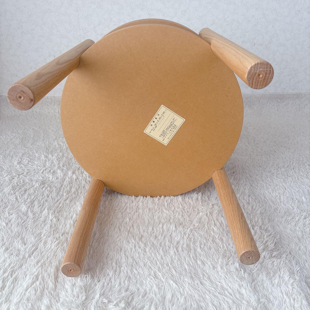 美品】 シリンダ サイドテーブル 丸テーブル ウッド オーク ナチュラル