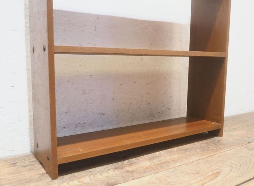 1380 薄型 レトロなディスプレイラック　飾り棚　陳列棚　本棚　ブックケース