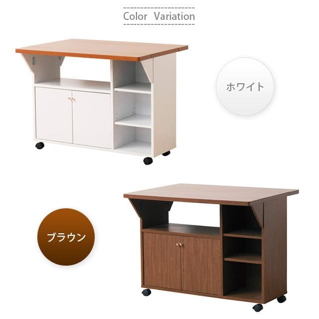 《新品・送料無料》Ｎｅｗ両バタワゴン（ホワイト／ブラウン）