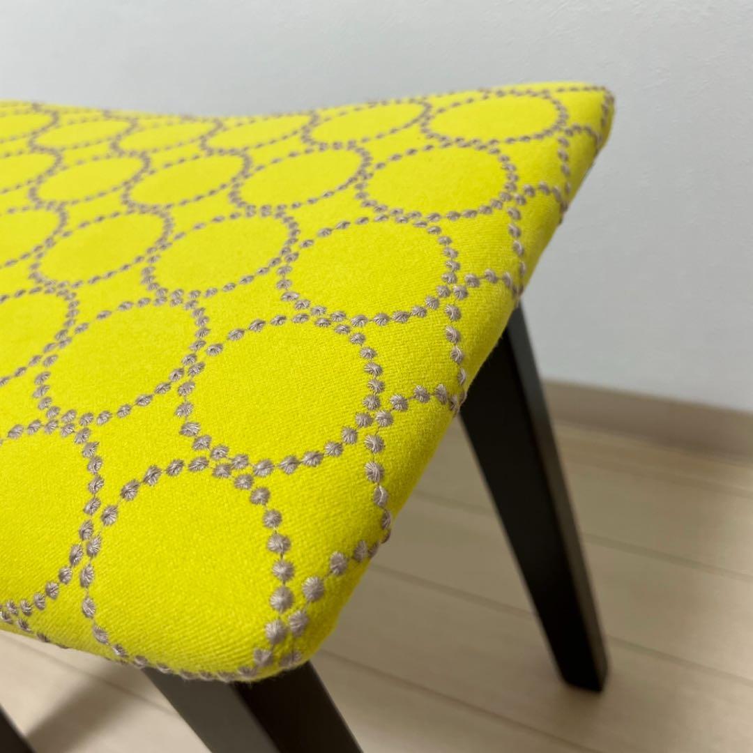 ミナペルホネン スツール タンバリン 太脚B 【イエロー/グレー】 チェア 椅子