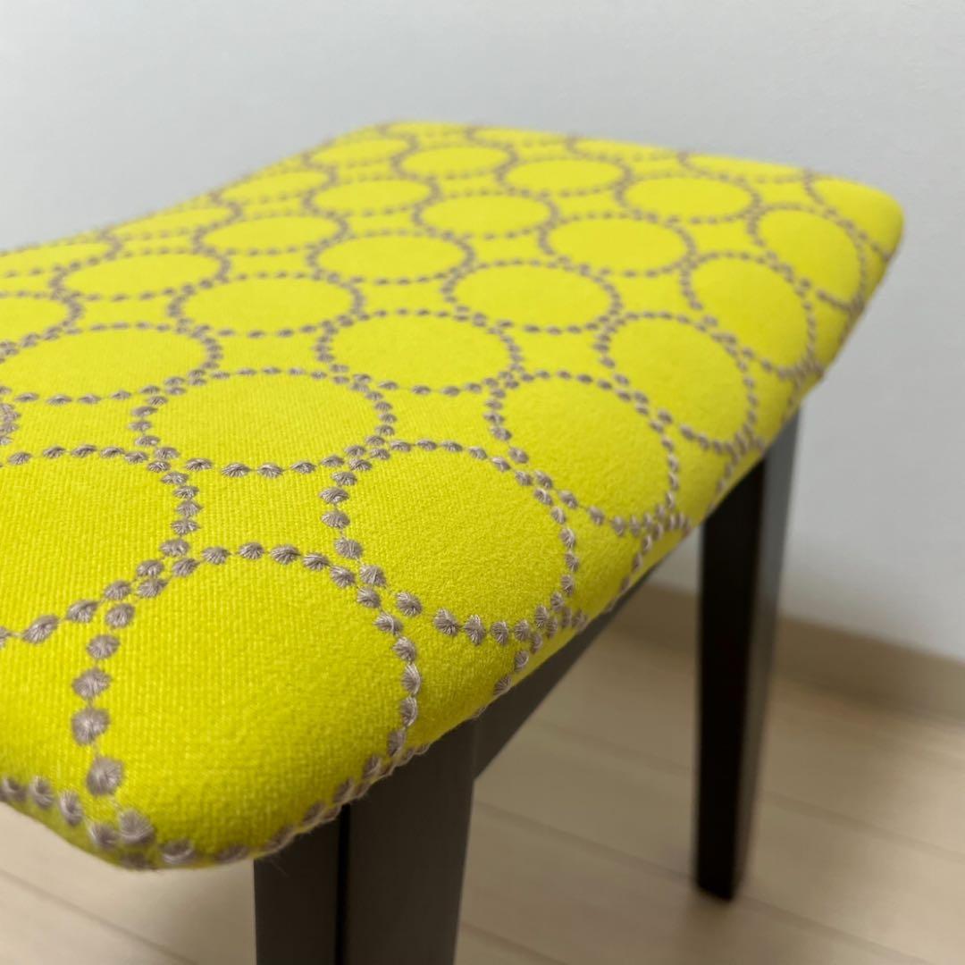 ミナペルホネン スツール タンバリン 太脚B 【イエロー/グレー】 チェア 椅子