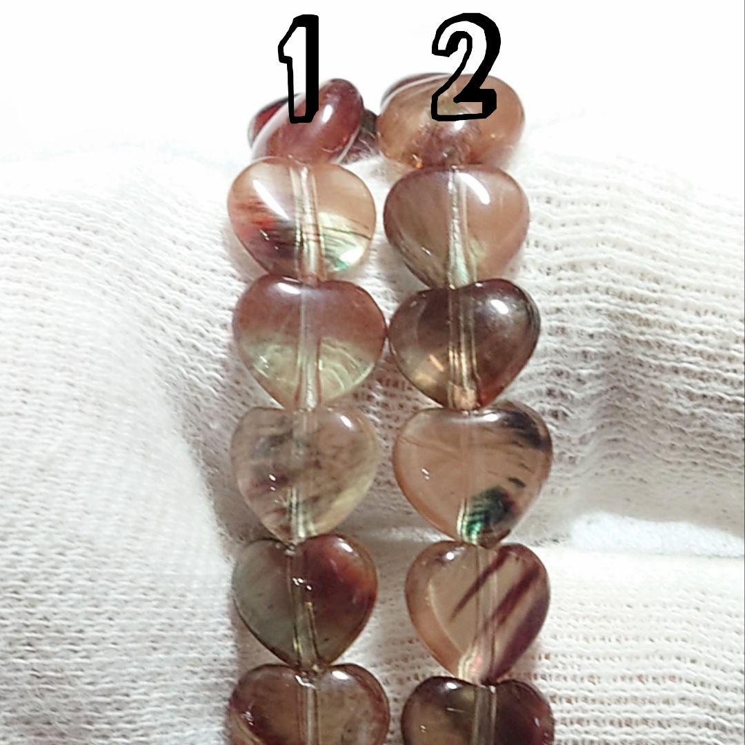 ★アンデシン ハート型 ブレスレット②(SA~SA+)